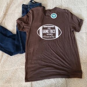 Football Makeup Tshirt